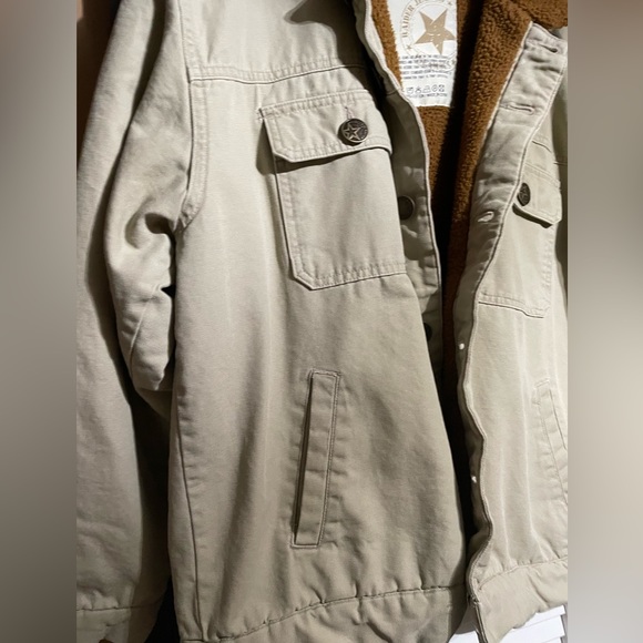Raider Jean Co Lined Jacket Lightweight warm jacket size L Fall Winter B… - Picture 3 of 13